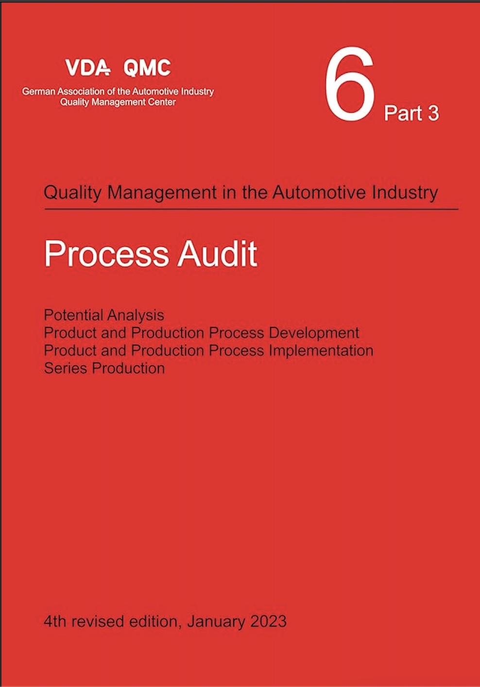 VDA 6.3 4th Edition